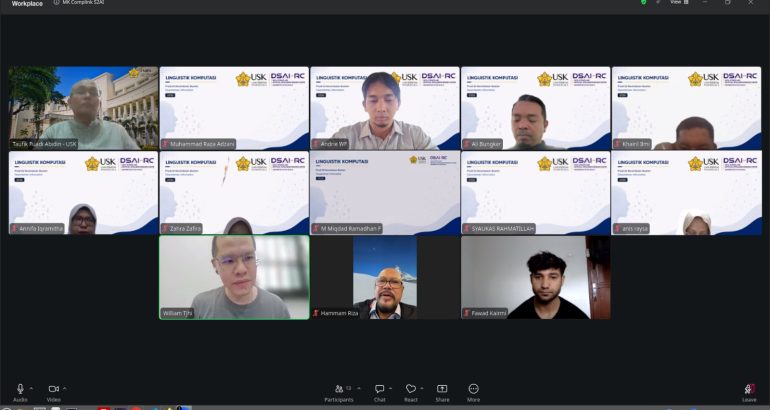 Computational Linguistics Class Engages in Discussion with AI Singapore on ATLAS